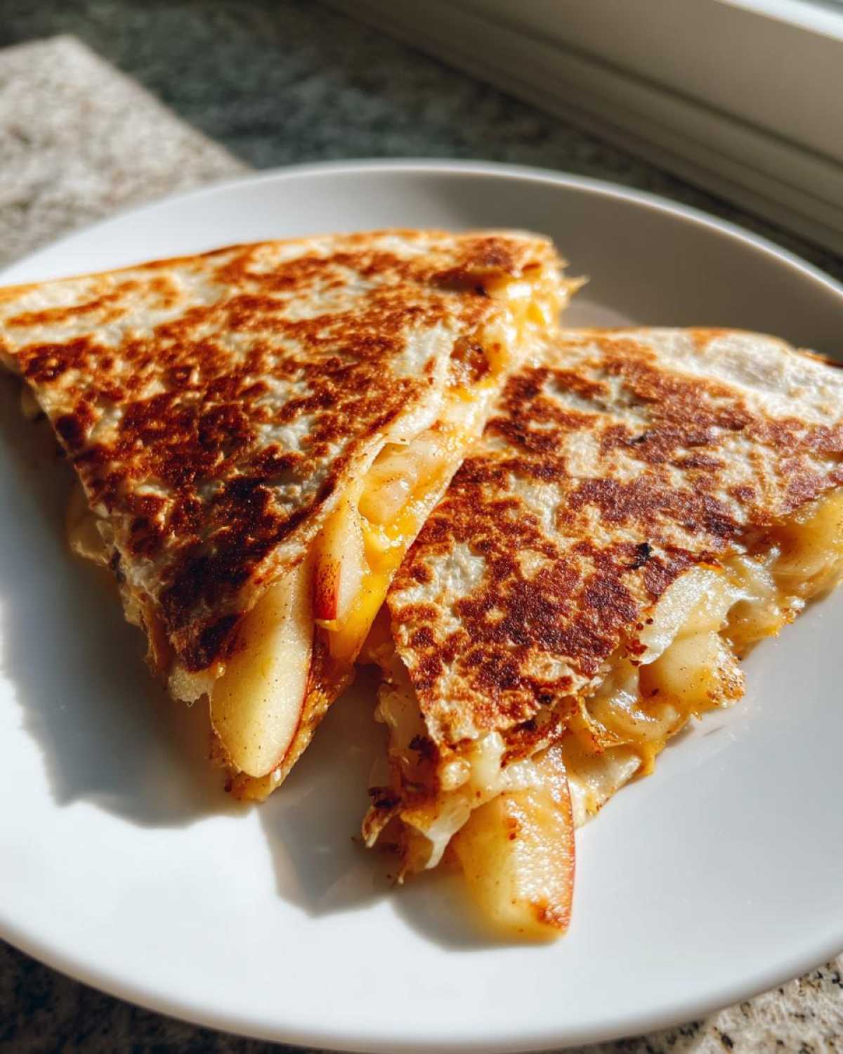 Apple Cheddar Quesadillas - detail 2