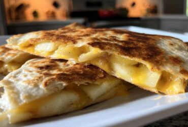 Apple Cheddar Quesadillas