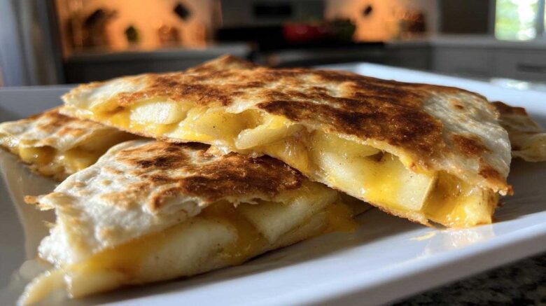 Apple Cheddar Quesadillas