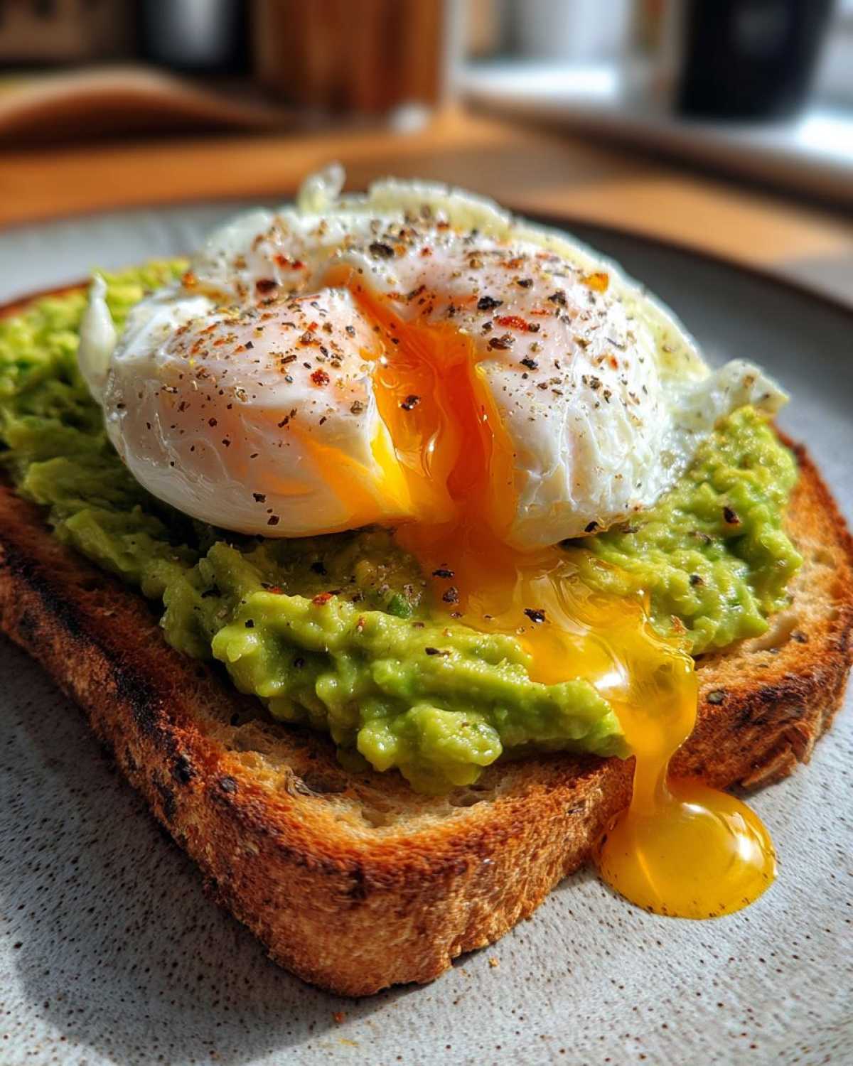 Avocado Toast with Poached Egg - detail 1