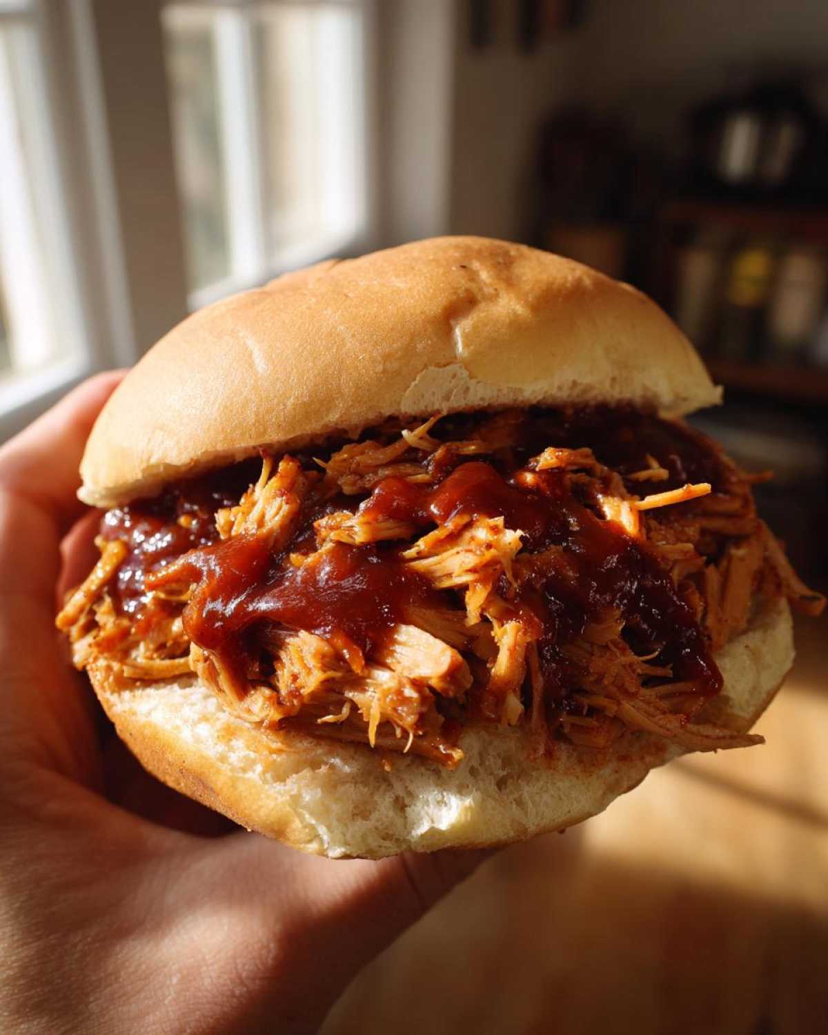 BBQ Pulled Jackfruit Sandwich - detail 2