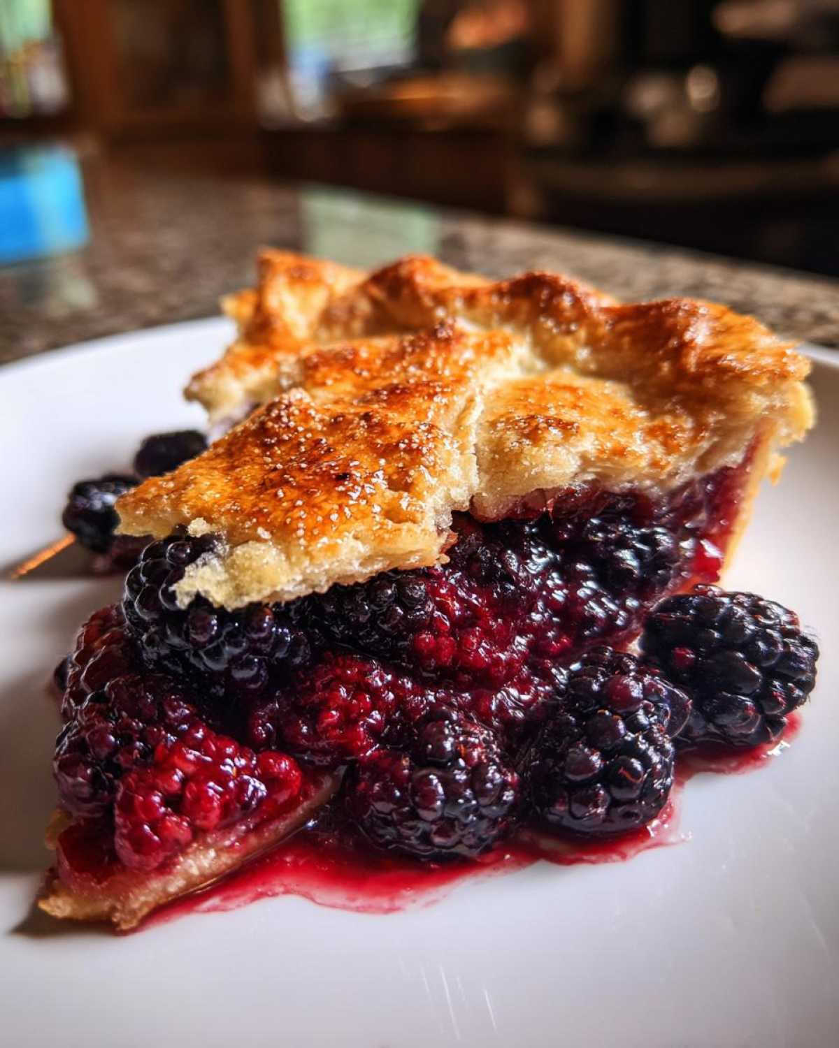 Blackberry Galette - detail 1