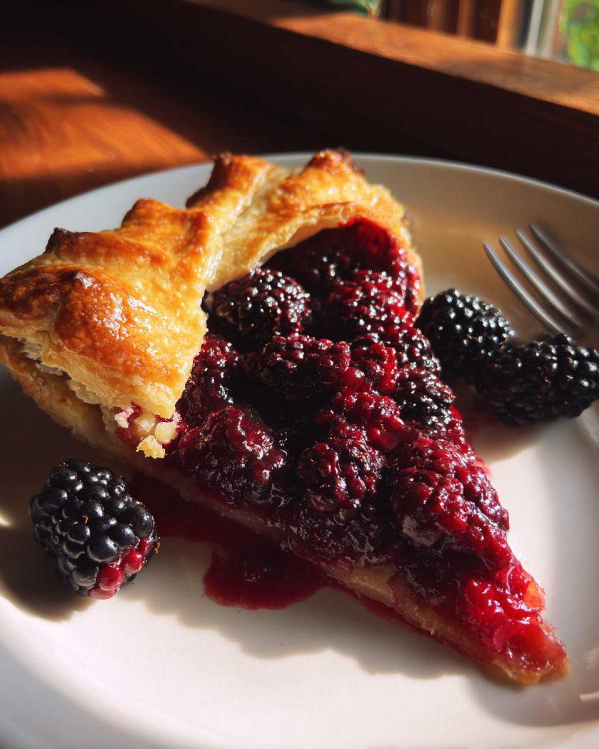 Blackberry Galette - detail 2