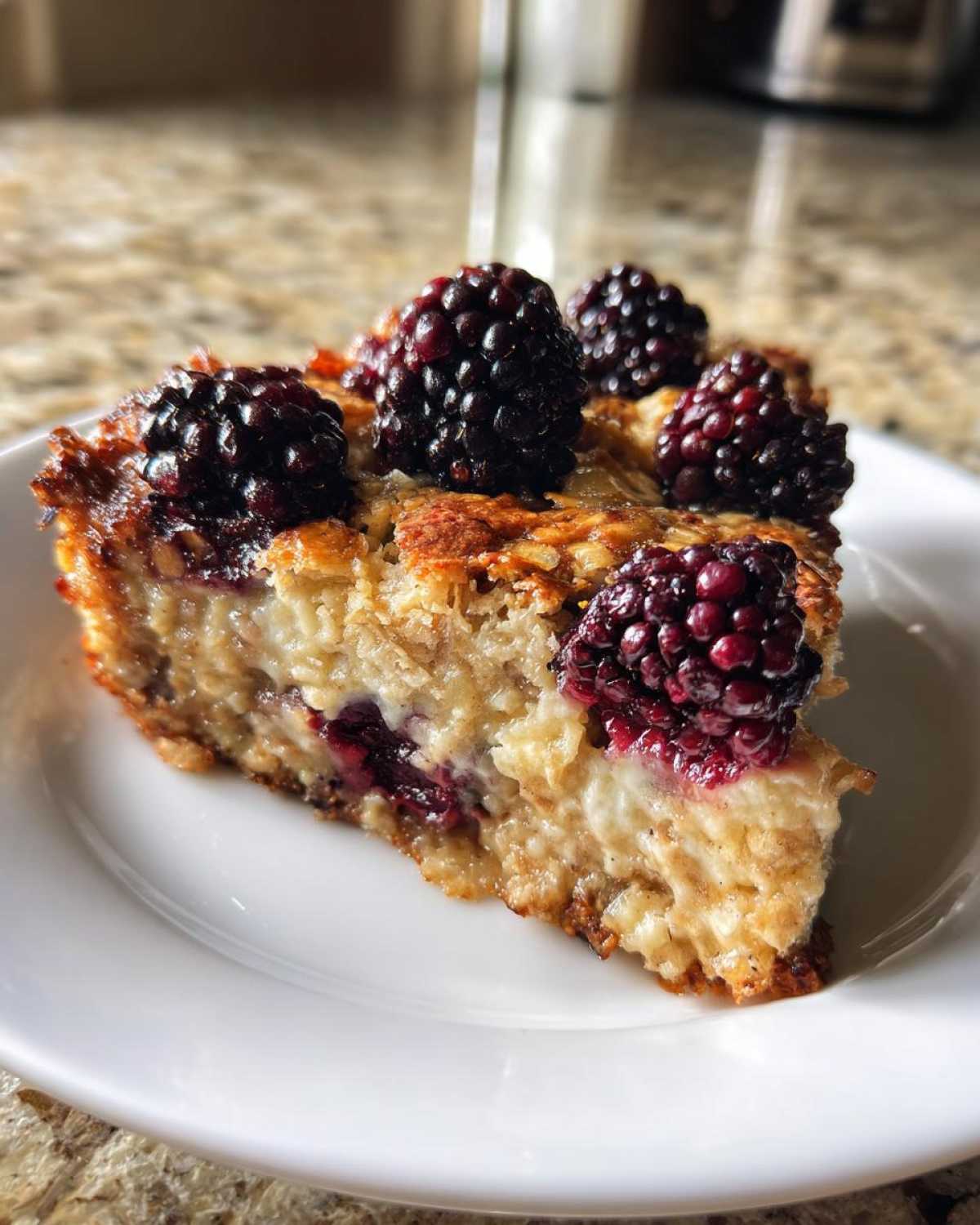 Blackberry Maple Oatmeal Bake - detail 1