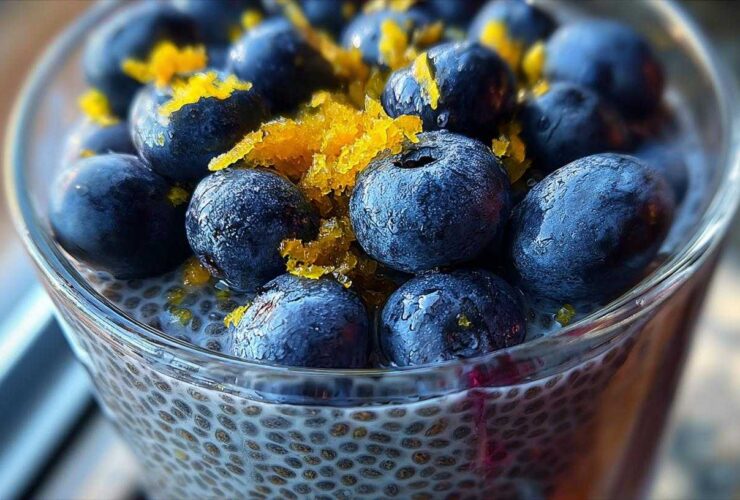 Blueberry Lemon Chia Pudding