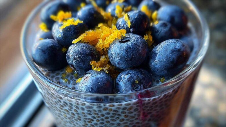 Blueberry Lemon Chia Pudding
