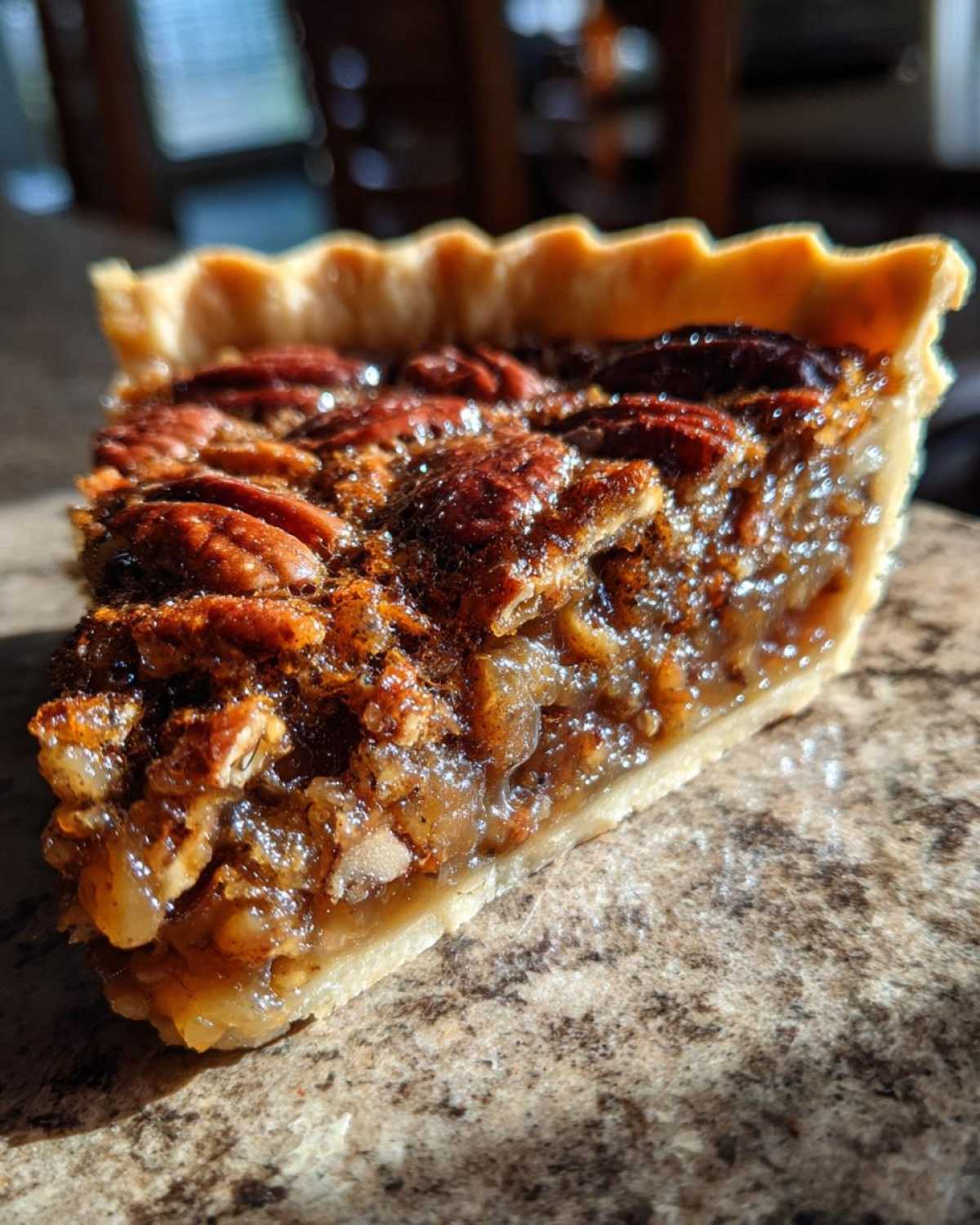 Brown Butter Bourbon Pecan Pie - detail 1