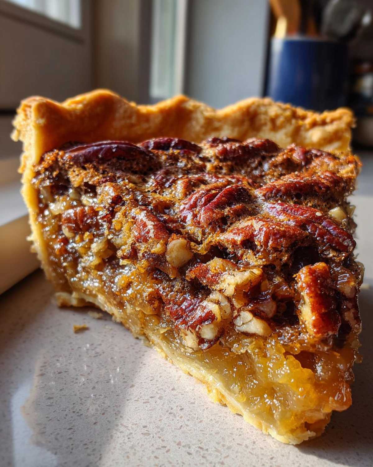 Brown Butter Bourbon Pecan Pie - detail 2