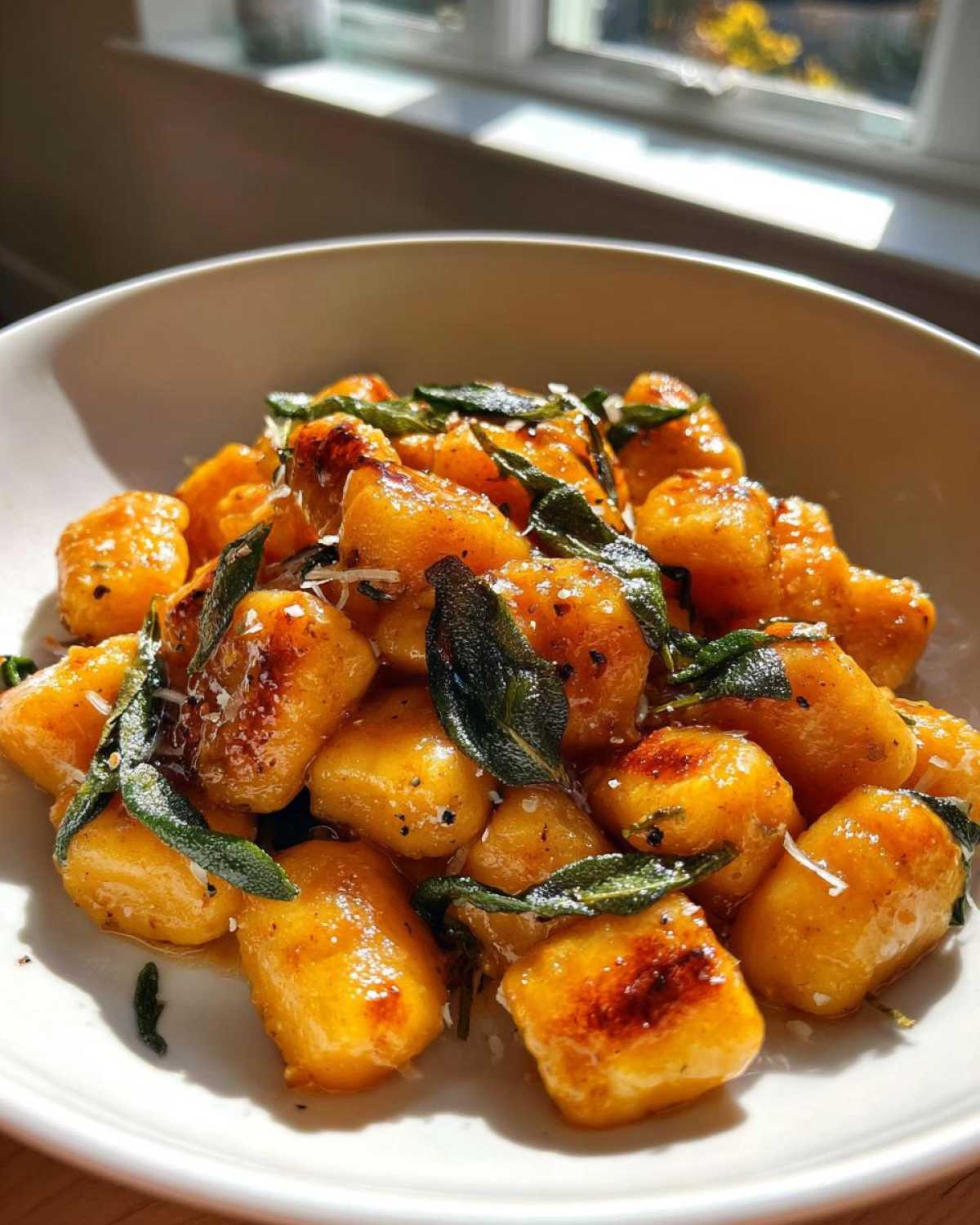 Butternut Squash Gnocchi with Brown Butter Sage - detail 2