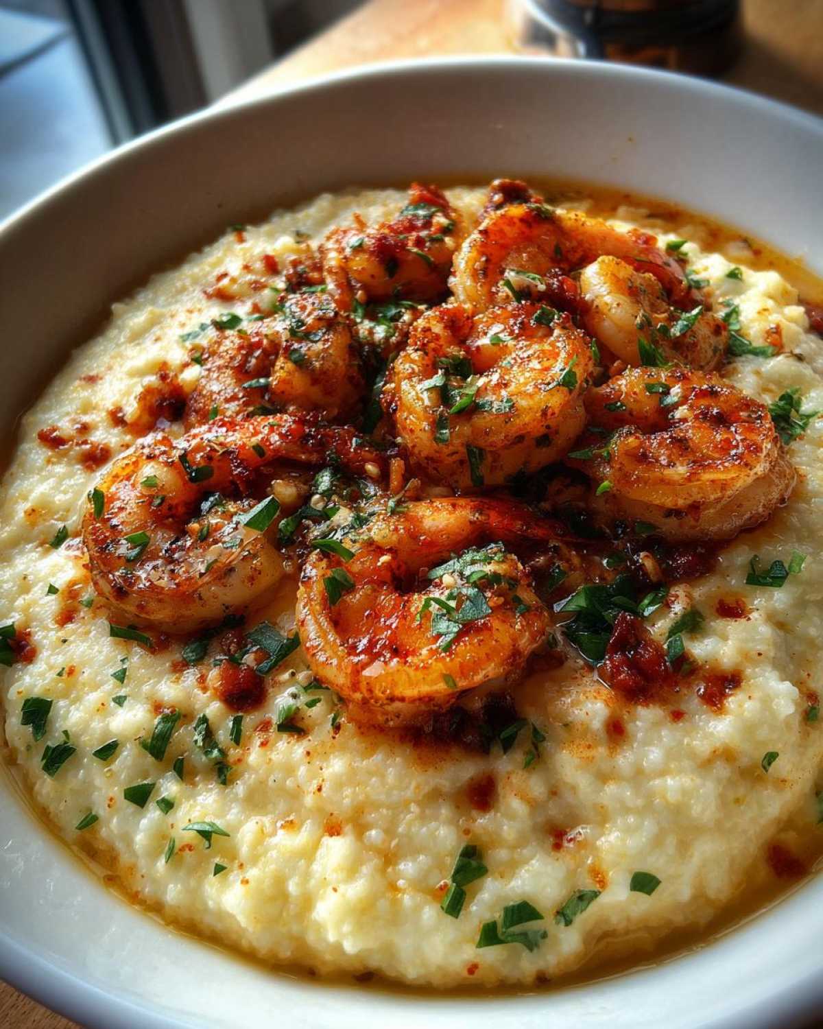 Cajun Shrimp & Grits - detail 1
