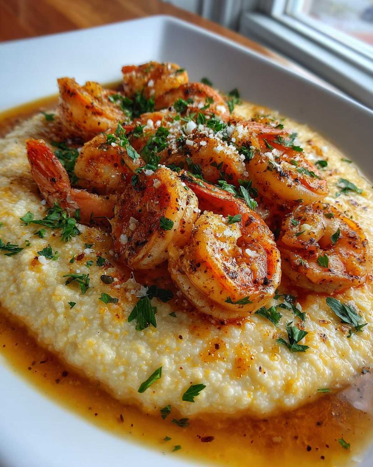 Cajun Shrimp & Grits - detail 1
