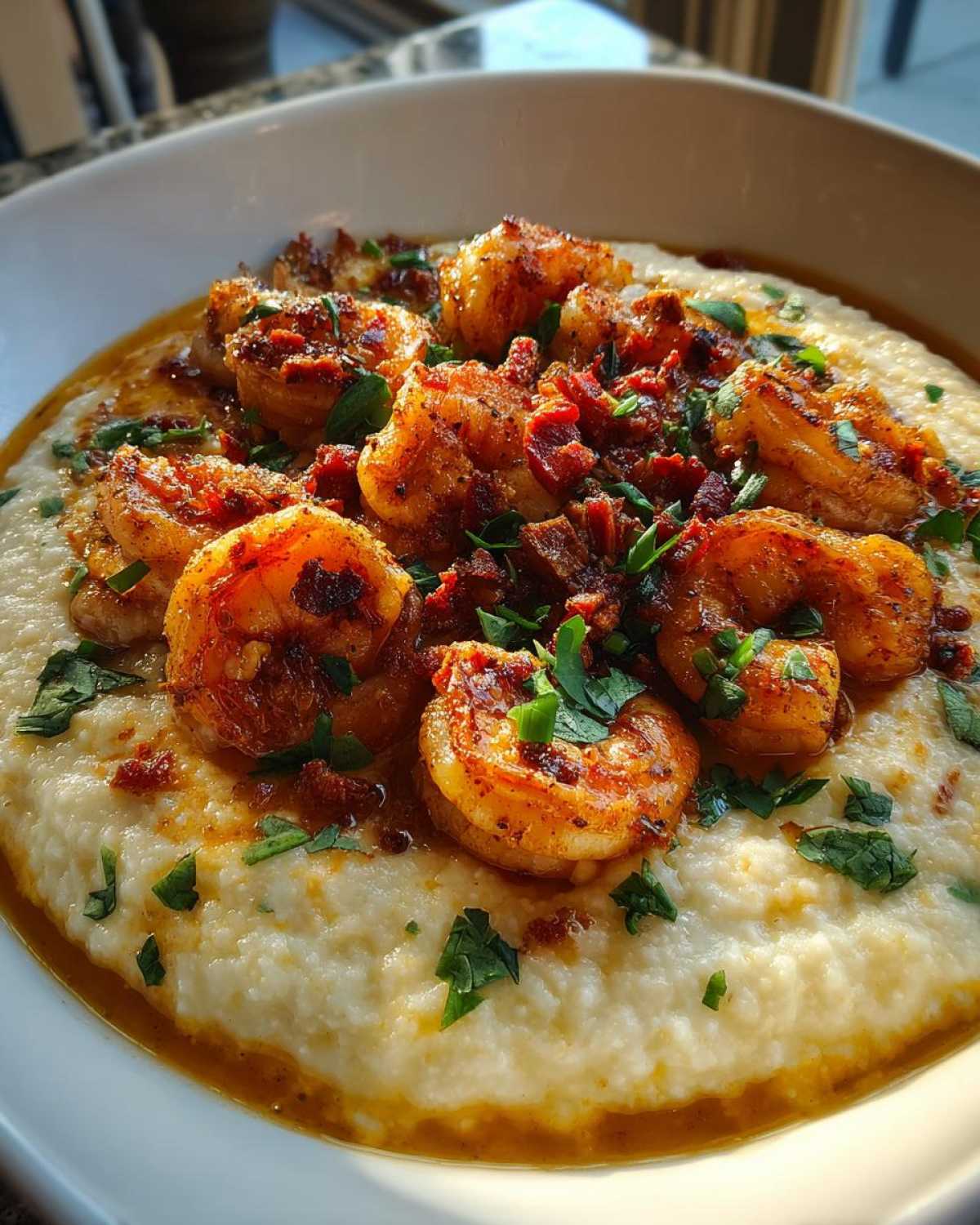 Cajun Shrimp & Grits - detail 2