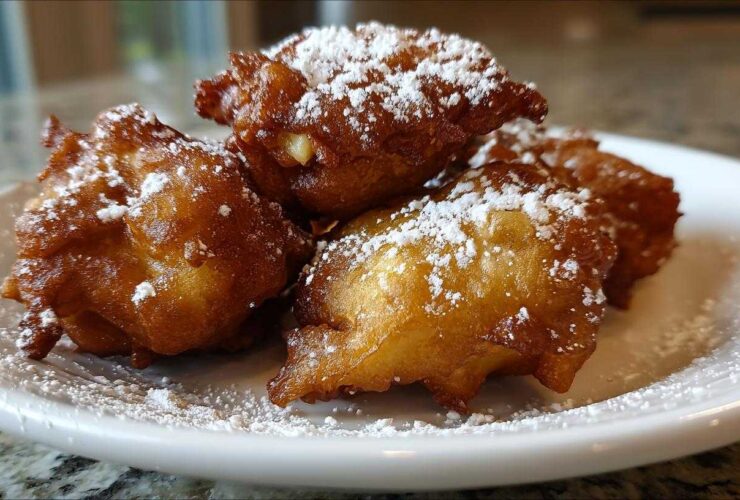 Cardamom Apple Fritters