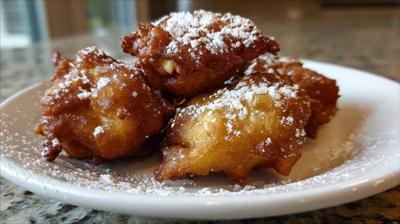 Cardamom Apple Fritters
