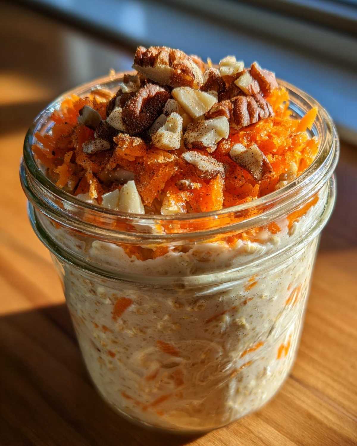 Carrot Cake Overnight Oats - detail 1