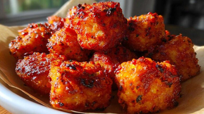 Cauliflower Buffalo Tots