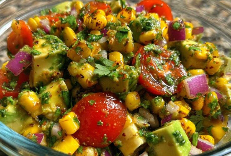 Charred Corn & Avocado Salsa