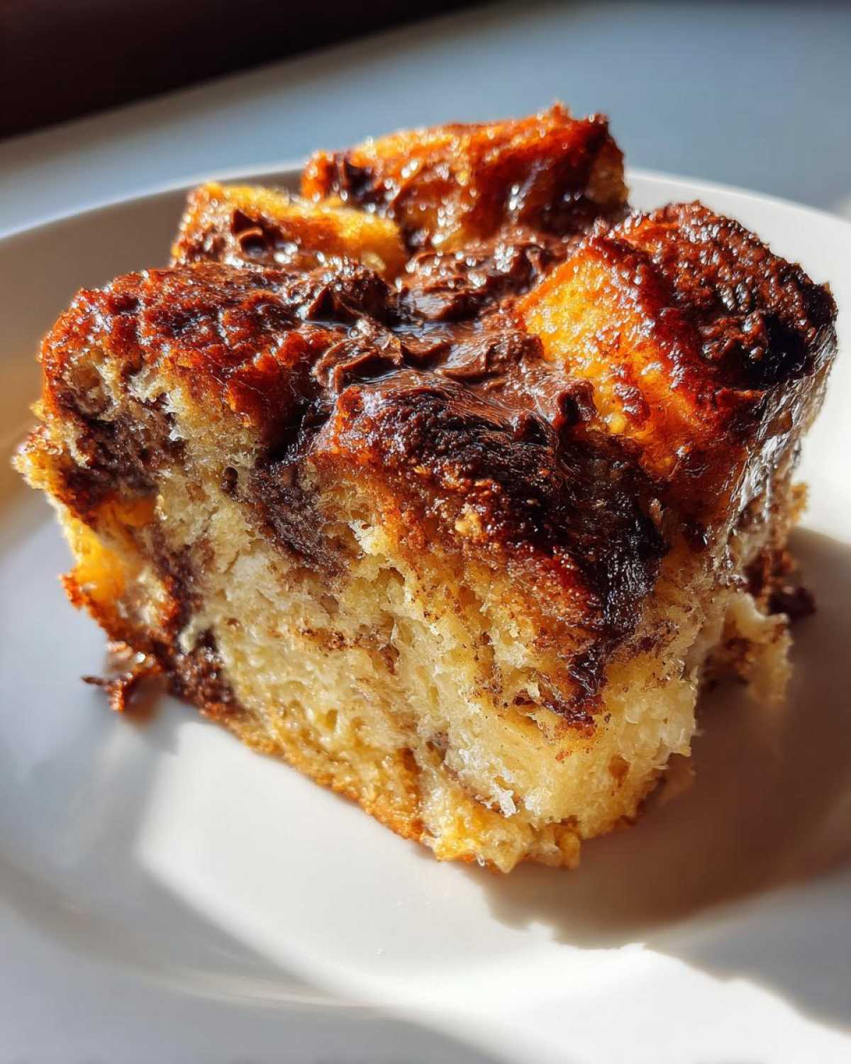 Chocolate Babka Bread Pudding - detail 2
