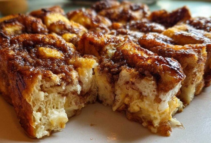 Cinnamon Roll French Toast Bake