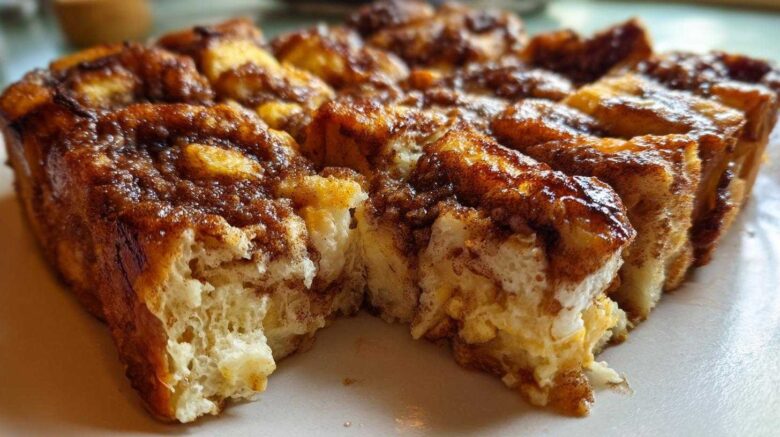 Cinnamon Roll French Toast Bake
