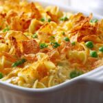 Classic tuna noodle casserole