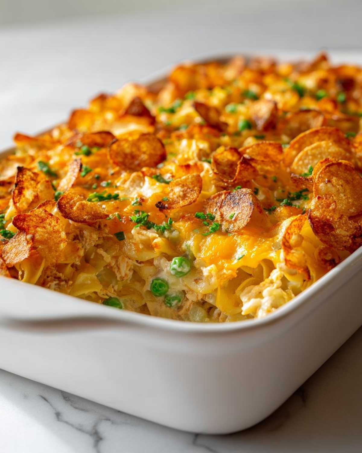 Classic tuna noodle casserole - detail 2