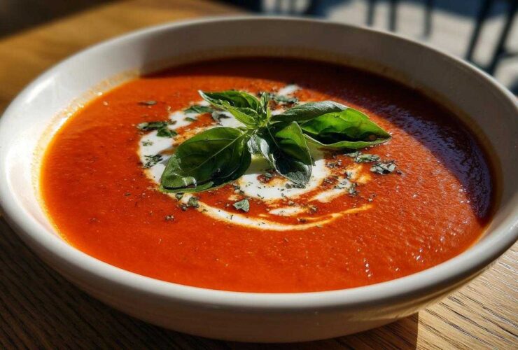 Creamy Roasted Red Pepper Soup