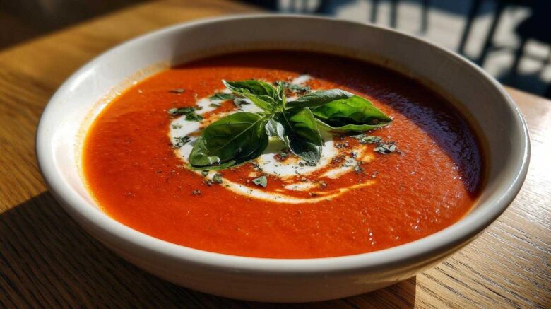 Creamy Roasted Red Pepper Soup