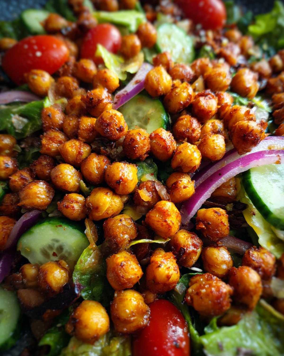 Crispy Chickpea Salad - detail 1