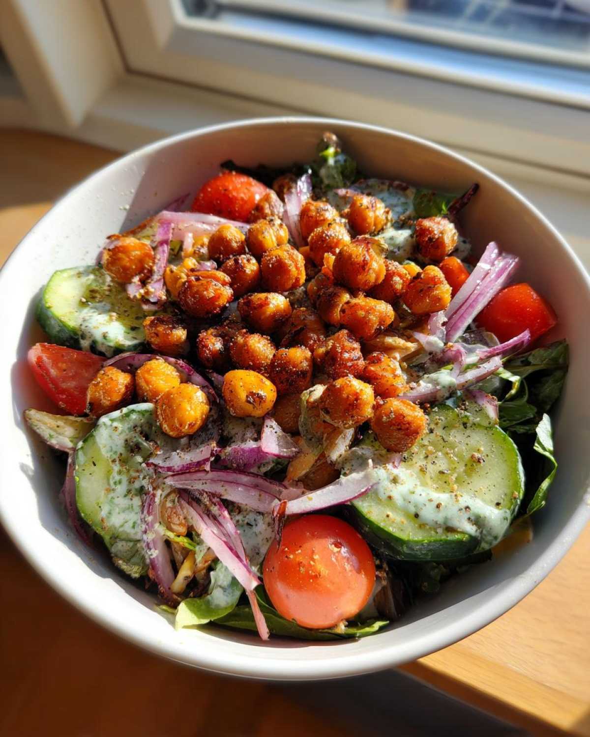 Crispy Chickpea Salad - detail 1