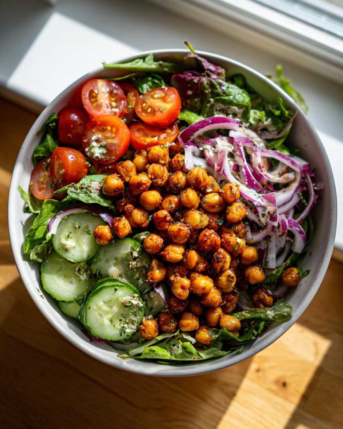 Crispy Chickpea Salad - detail 2