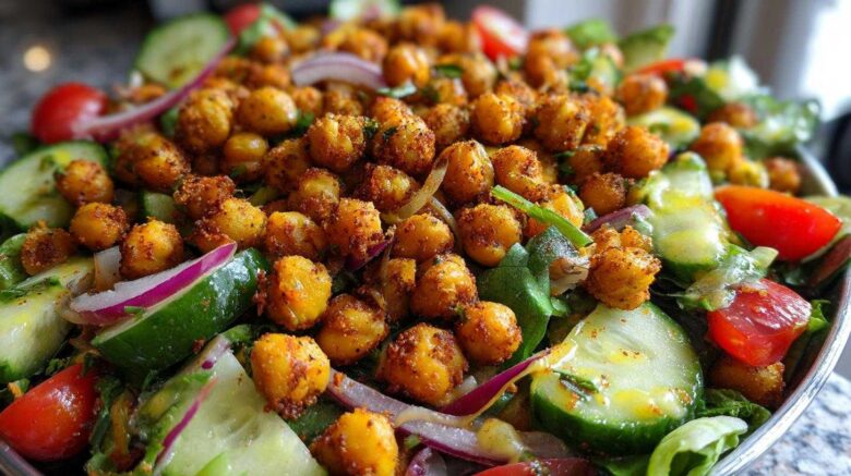 Crispy Chickpea Salad