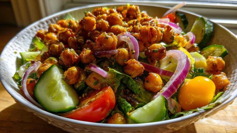 Crispy Chickpea Salad