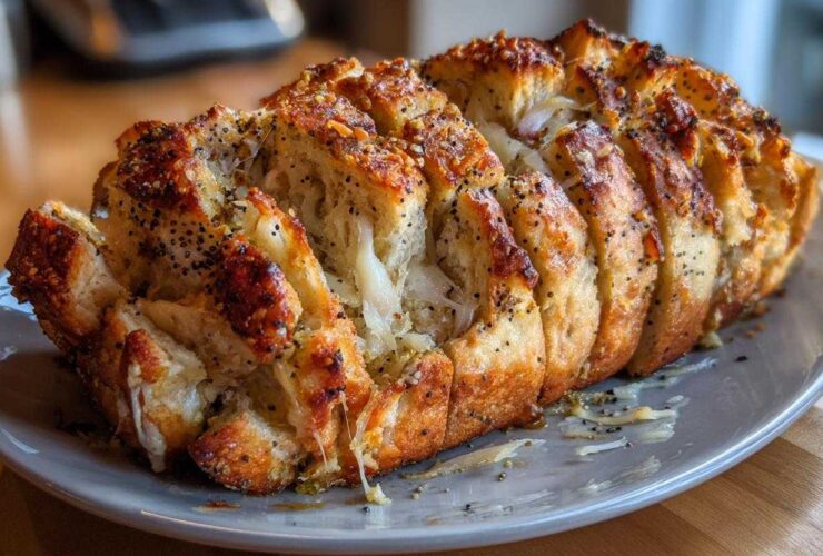 Everything Bagel Pull Apart Loaf