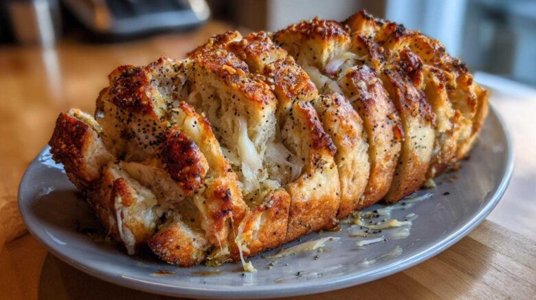 Everything Bagel Pull Apart Loaf