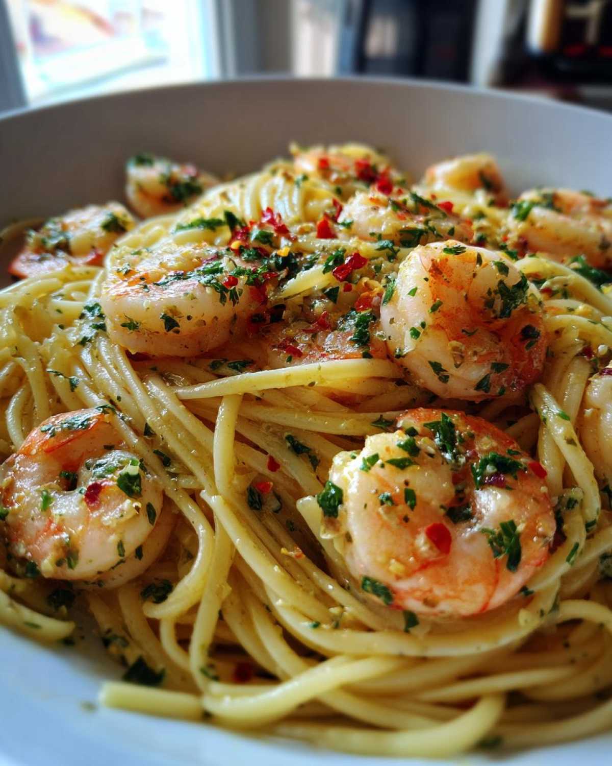 Garlic Herb Shrimp Scampi - detail 2