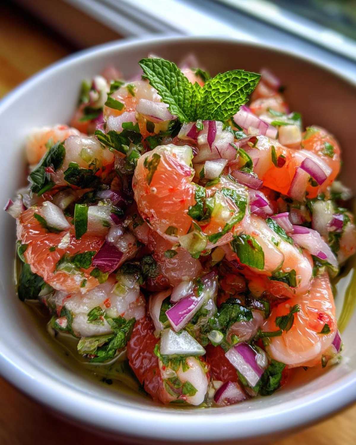 Grapefruit Shrimp Ceviche - detail 1