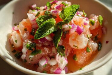 Grapefruit Shrimp Ceviche