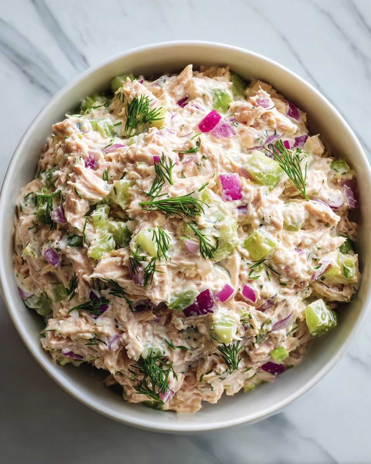 Greek yogurt tuna salad - detail 2