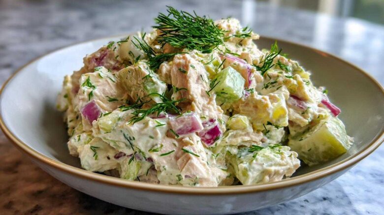 Greek yogurt tuna salad