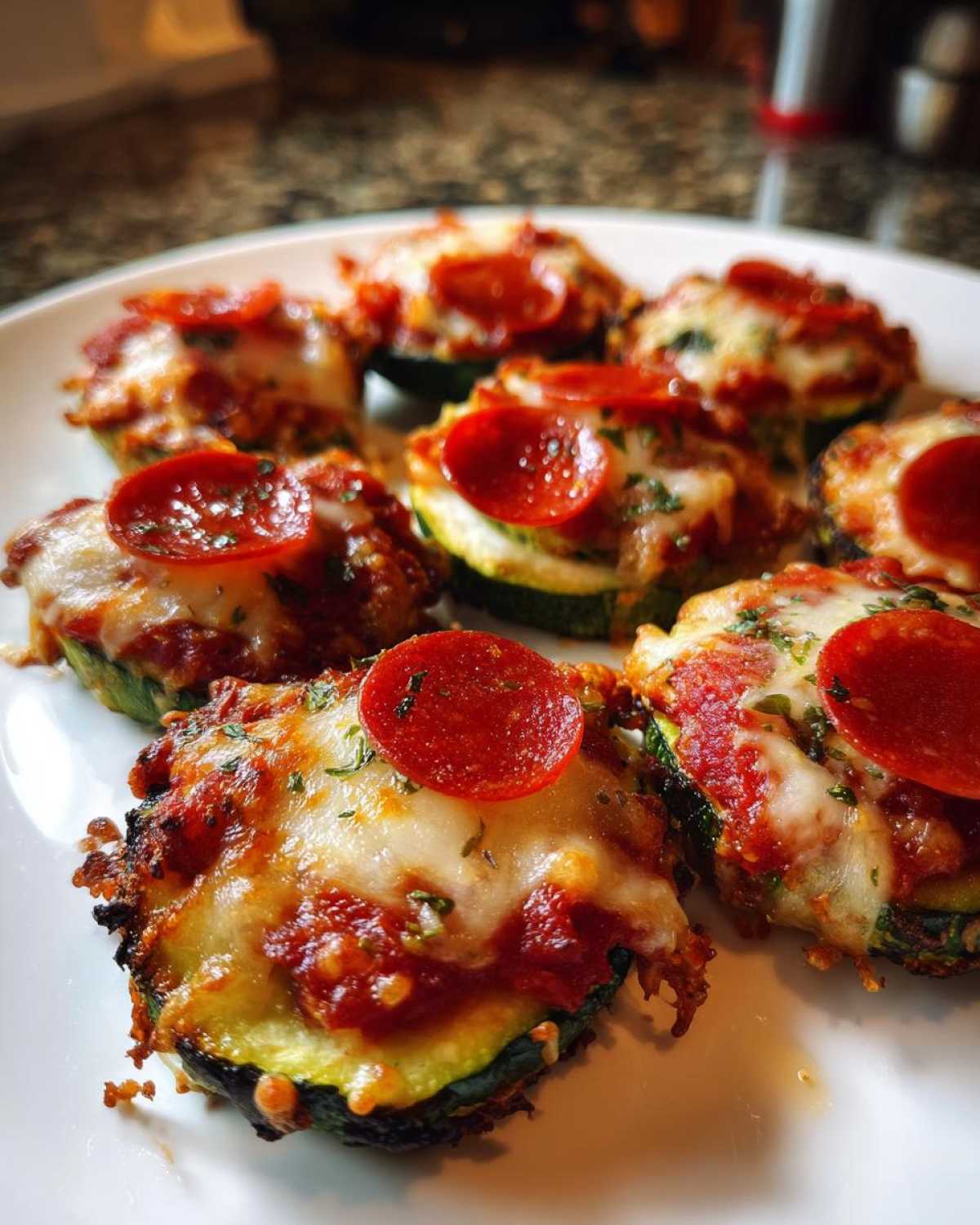 Keto Zucchini Pizza Bites - detail 1