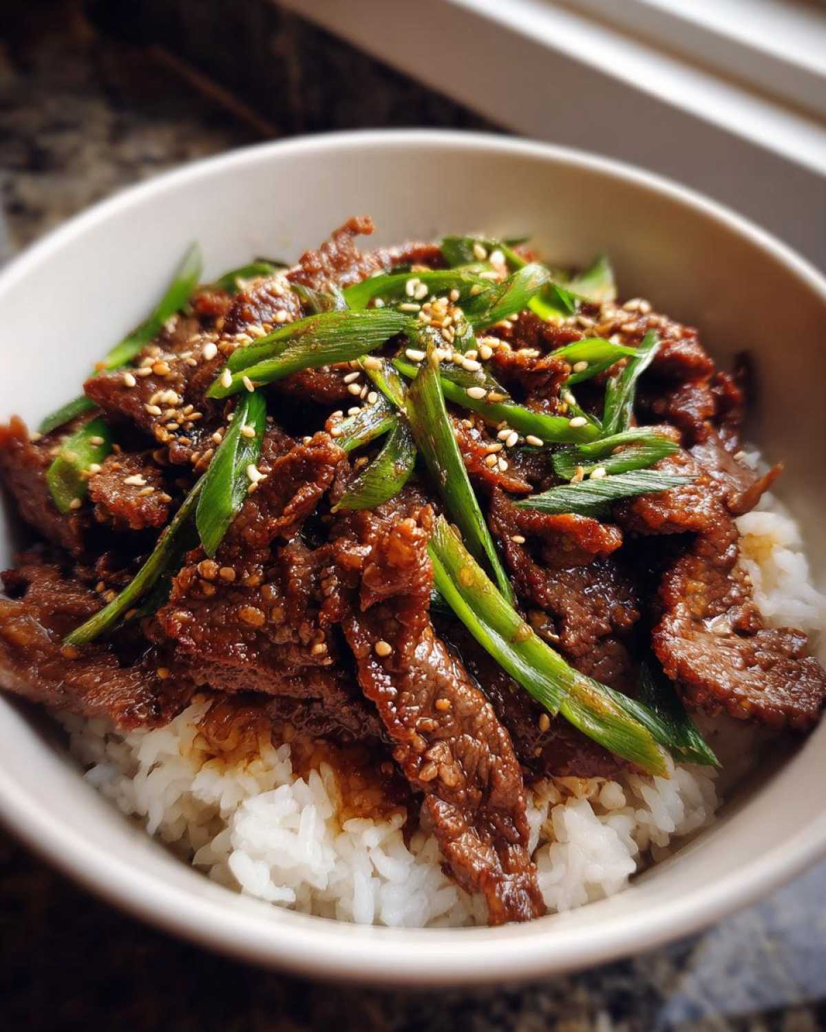 Korean Beef Bowl (Bulgogi) - detail 1