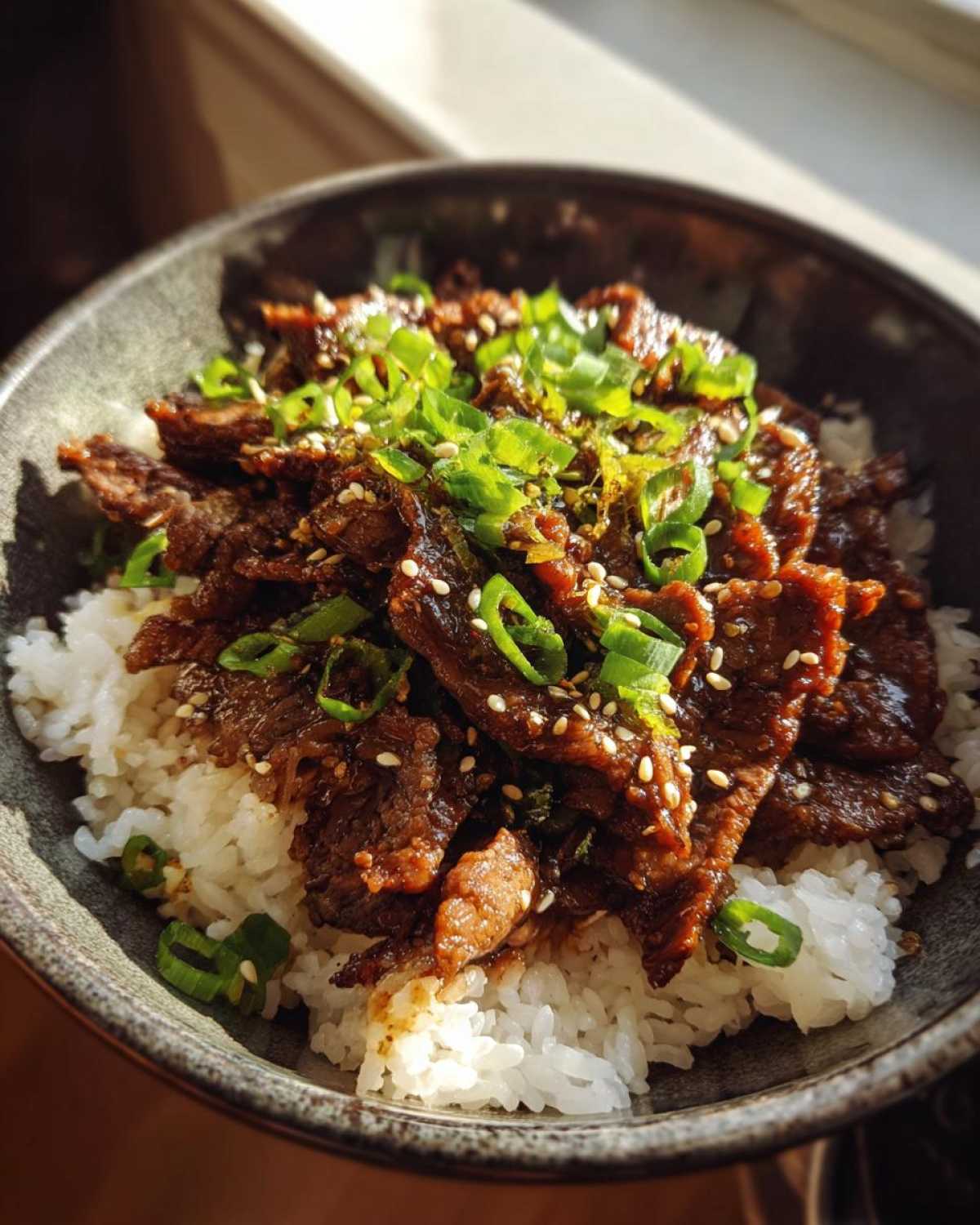 Korean Beef Bowl (Bulgogi) - detail 1