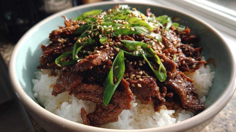 Korean Beef Bowl (Bulgogi)