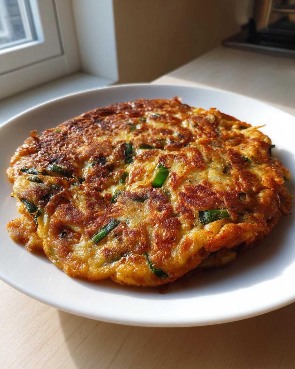 Korean Kimchi Pancakes (Pajeon) - detail 1