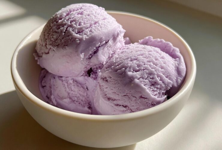 Lavender Honey Ice Cream