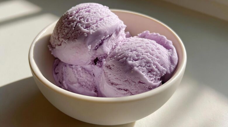 Lavender Honey Ice Cream