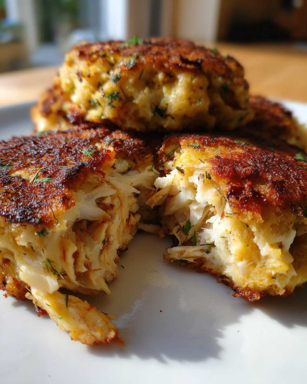 Lemon Dill Crab Cakes - detail 1