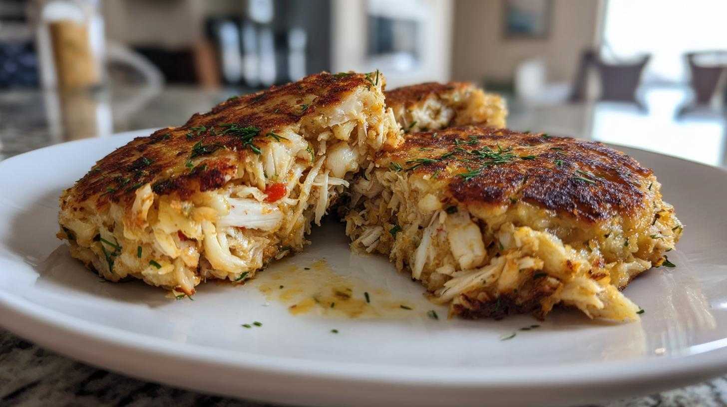 Lemon Dill Crab Cakes - detail 3