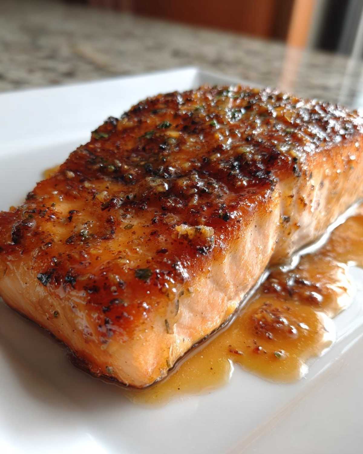 Maple Dijon Salmon - detail 2